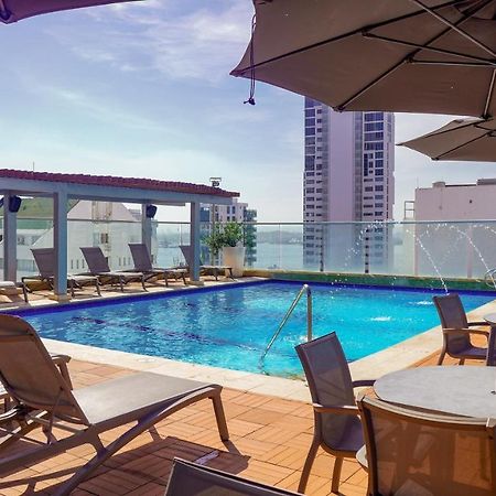 Hotel Capilla Del Mar Cartagena Dış mekan fotoğraf Rooftop pool