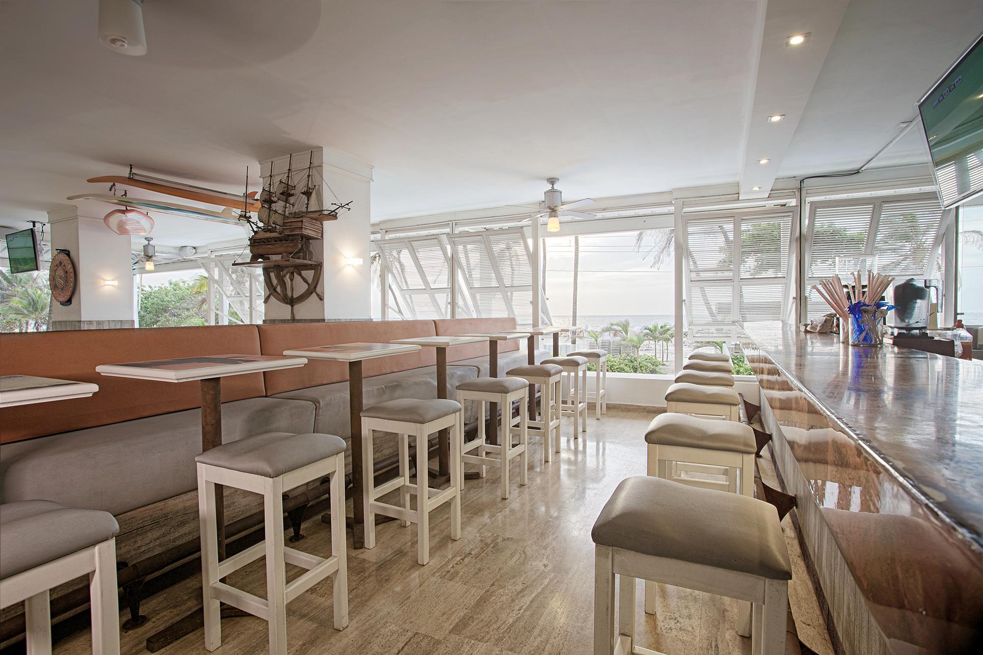 Hotel Capilla Del Mar Cartagena Dış mekan fotoğraf The bar at the restaurant