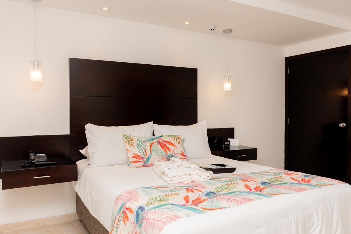 Hotel Capilla Del Mar Cartagena Dış mekan fotoğraf A bedroom at the hotel