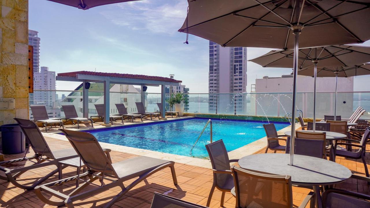Hotel Capilla Del Mar Cartagena Dış mekan fotoğraf Rooftop pool