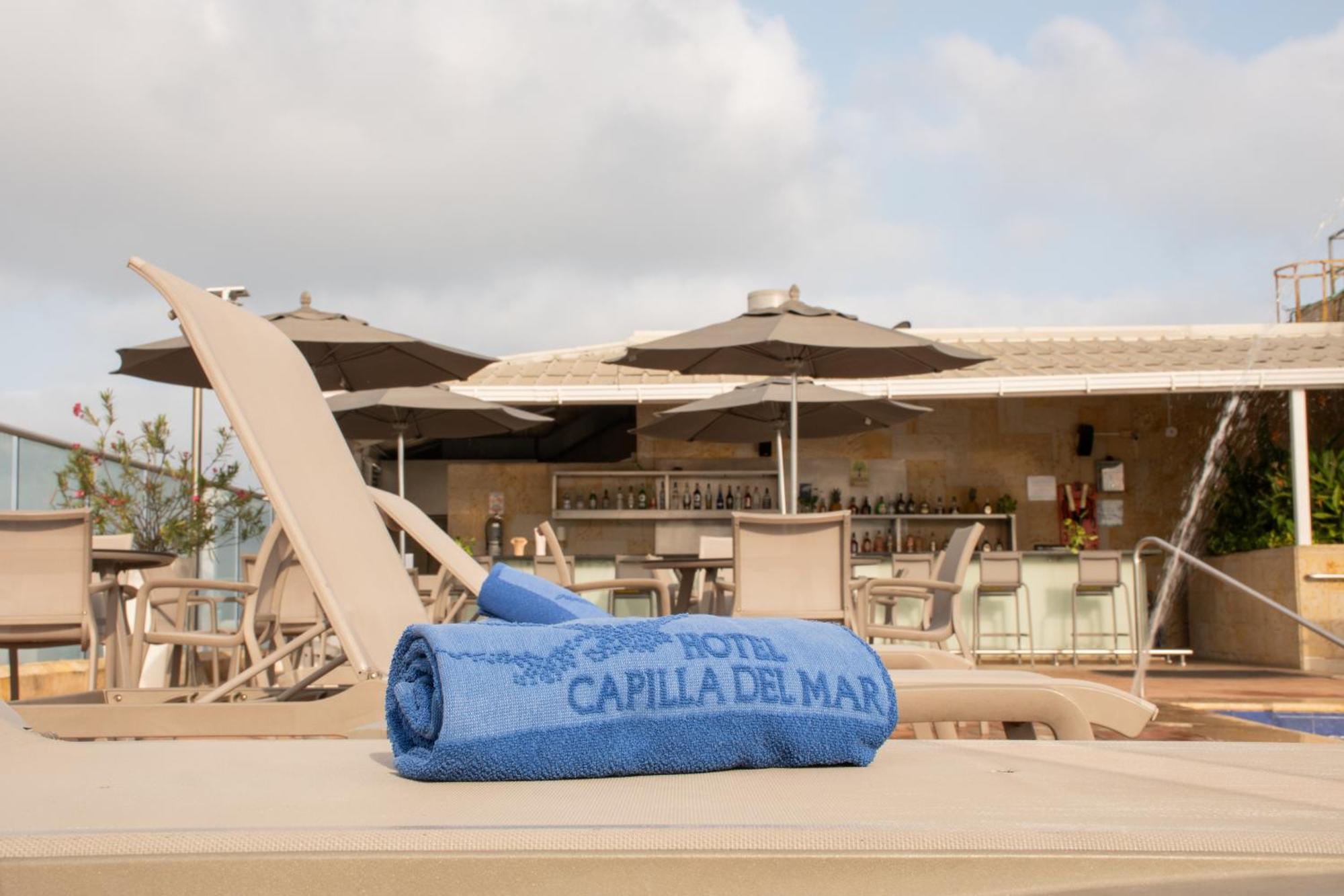 Hotel Capilla Del Mar Cartagena Dış mekan fotoğraf The pool at the Belmar